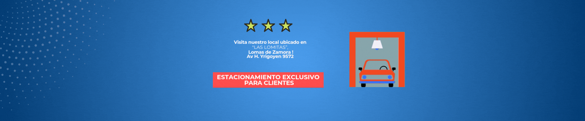 Estacionamiento exclusivo para clientes de GF